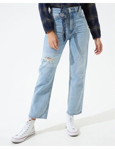 Jean Straight tono claro para mujer