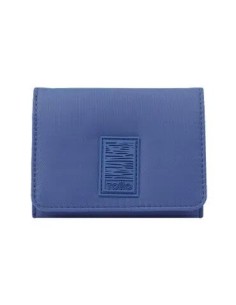 Billetera Lona Rfid Nutty - Color: Azul